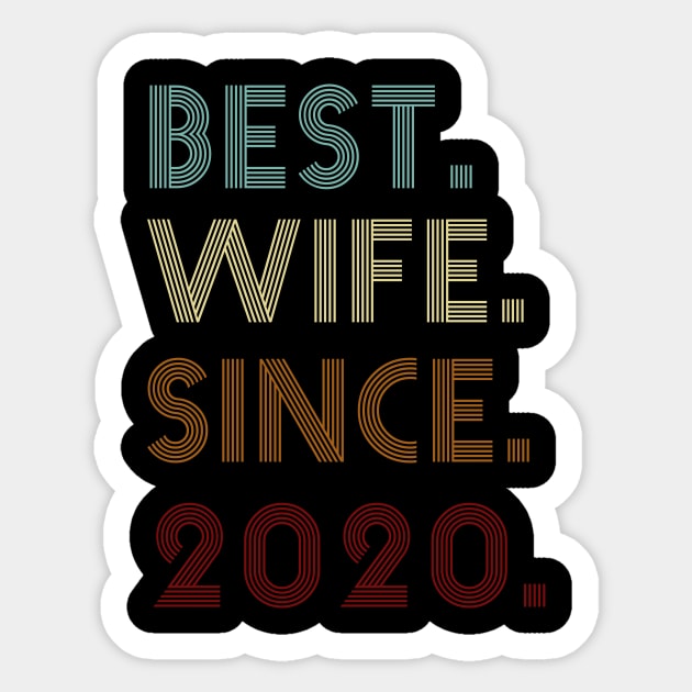 Best Wife Since 2020 Sticker by Pelman